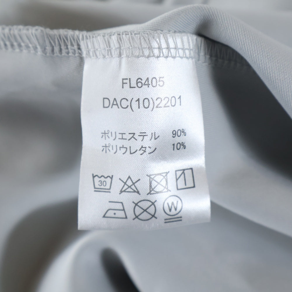 FILA(フィラ) ロゴ刺繍 ストレッチワイドセットアップ クルーネックトレーナー ジョガーパンツ グレー FL6405/FL6406