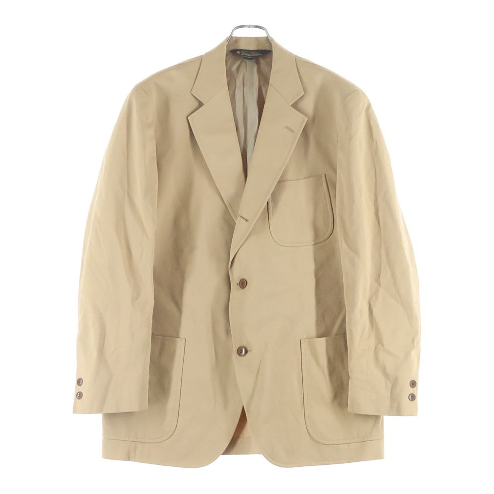 BROOKS BROTHERS(ブルックス ブラザーズ) 2B コットン シングル テーラードジャケット ブラウン 19-18-8152