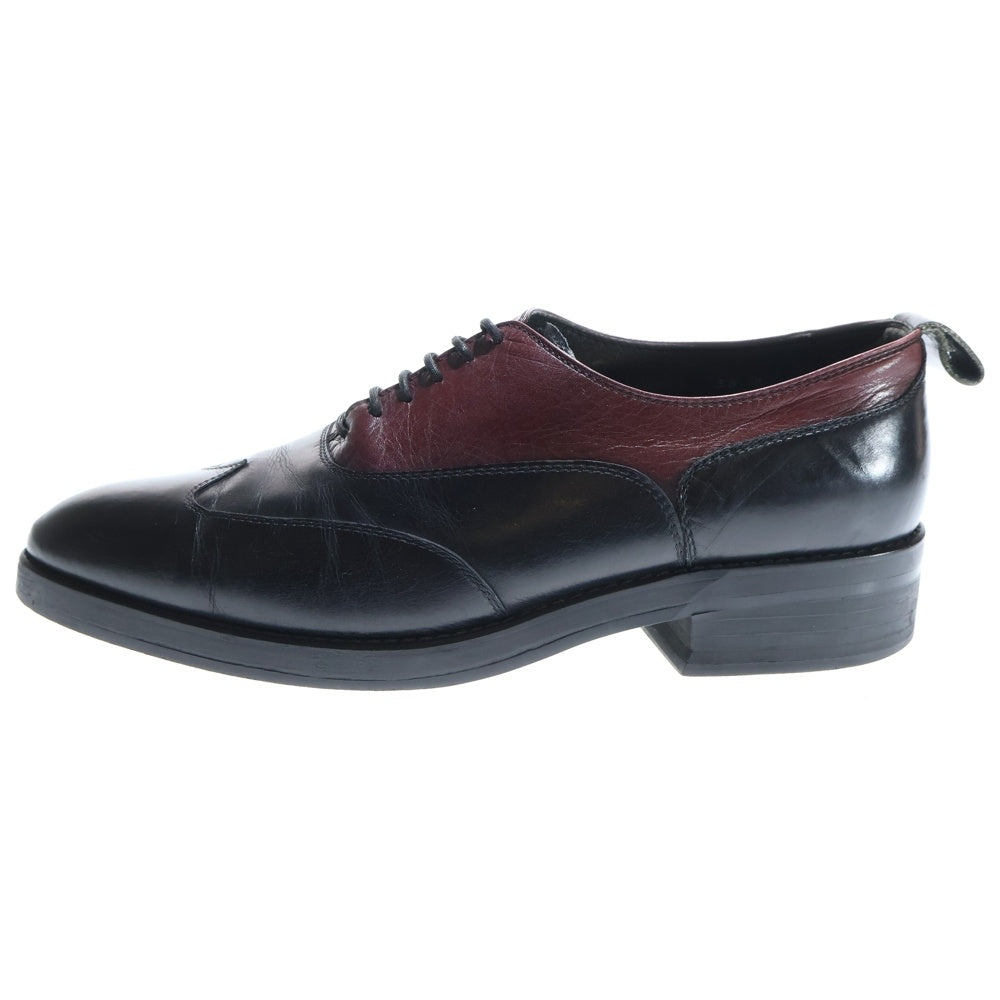 Jean Paul GAULTIER(ジャンポールゴルチエ) HOMME オム レースアップ レザー ローカット ドレスシューズ ブラック/ボルドー