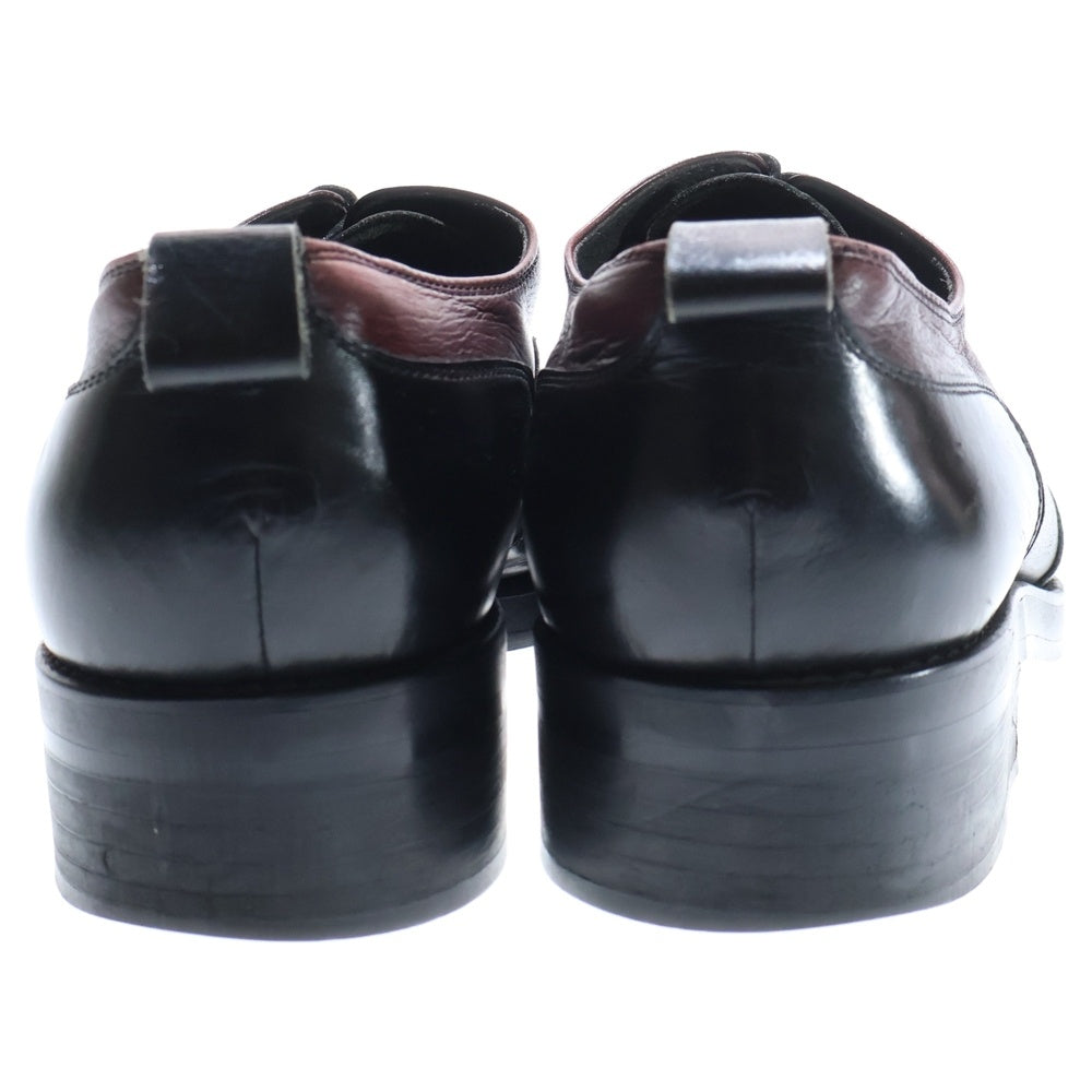 Jean Paul GAULTIER(ジャンポールゴルチエ) HOMME オム レースアップ レザー ローカット ドレスシューズ ブラック/ボルドー
