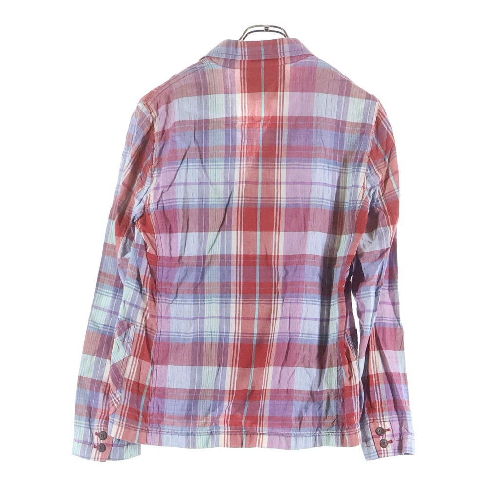 PENDLETON(ペンドルトン) マドラスチェック コットン テーラードジャケット レッド