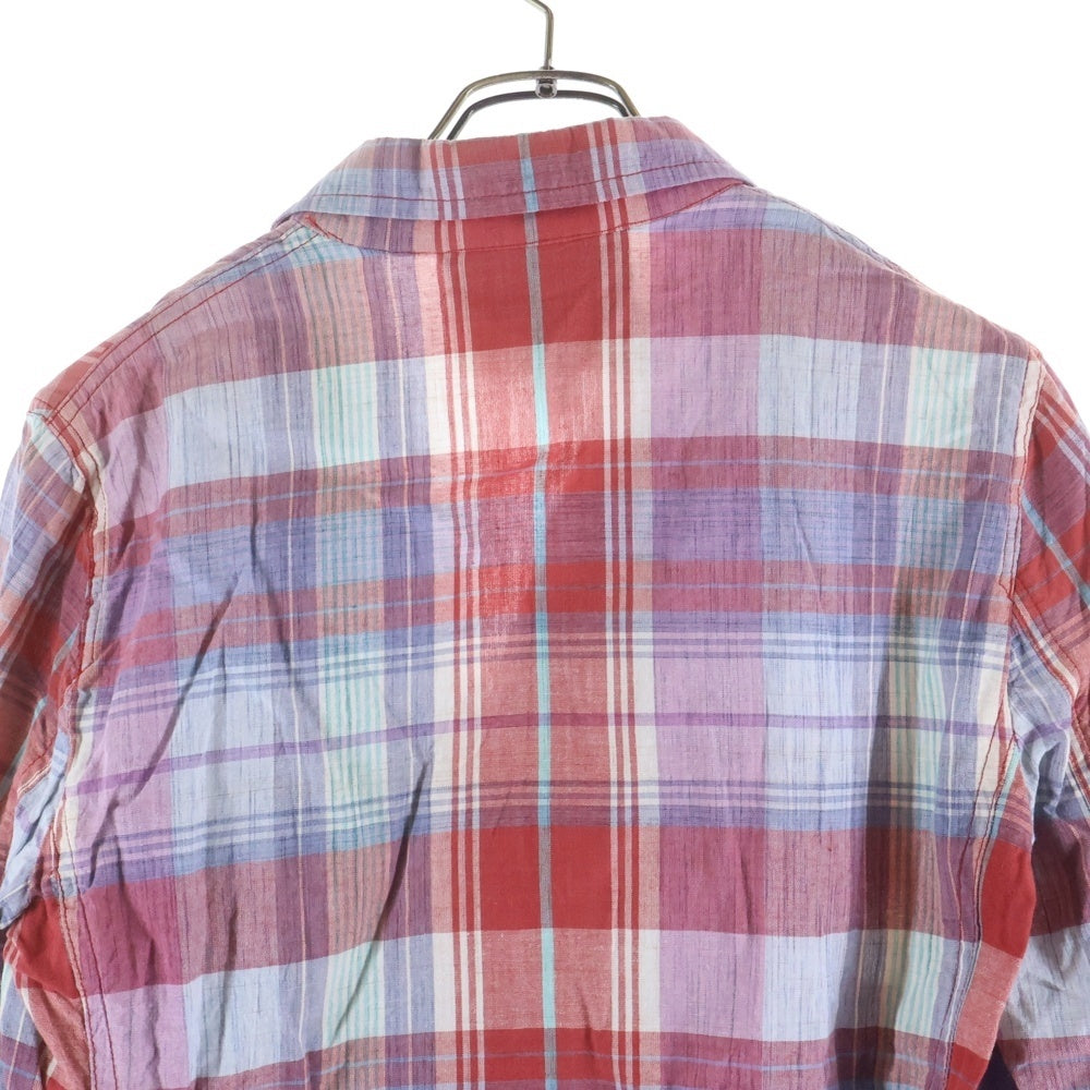 PENDLETON(ペンドルトン) マドラスチェック コットン テーラードジャケット レッド