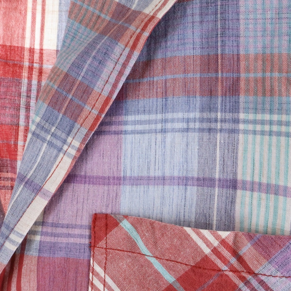 PENDLETON(ペンドルトン) マドラスチェック コットン テーラードジャケット レッド