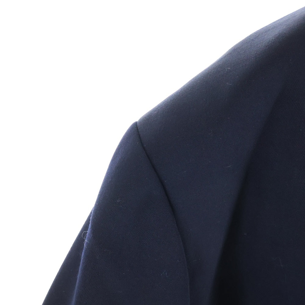 Yohji Yamamoto POUR HOMME(ヨウジヤマモト プールオム) 90S SAMPLE サンプル 丸文字 4B ウール シングル テーラードジャケット ネイビー J01-118-IM