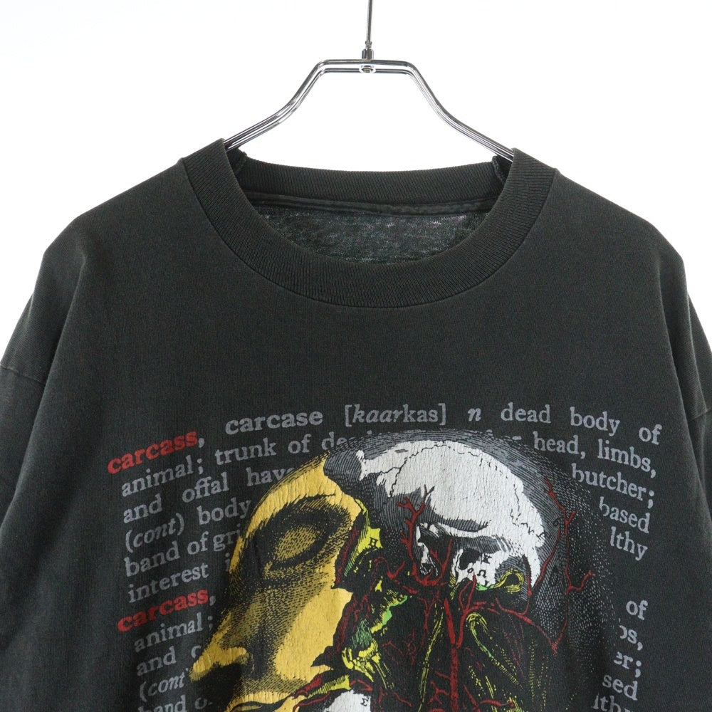 VINTAGE(ヴィンテージ) 90S VINTAGE CARCASS L/S Tee カーカス ヴィンテージ プリントTシャツ 長袖カットソー ブラック