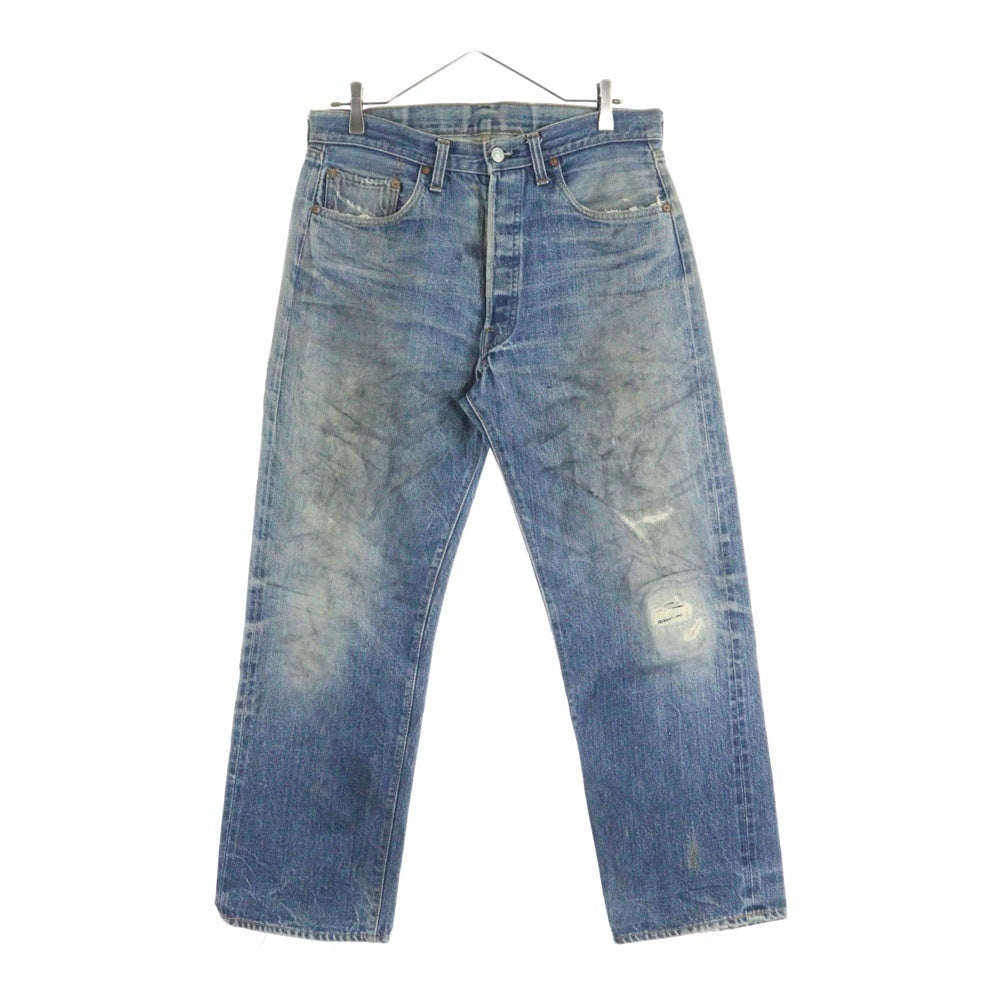 Levi's(リーバイス) 70S VINTAGE 501 66前期 ボタン裏6 スモールe シングルステッチ ヴィンテージ ボタンフライ デニムパンツ インディゴ
