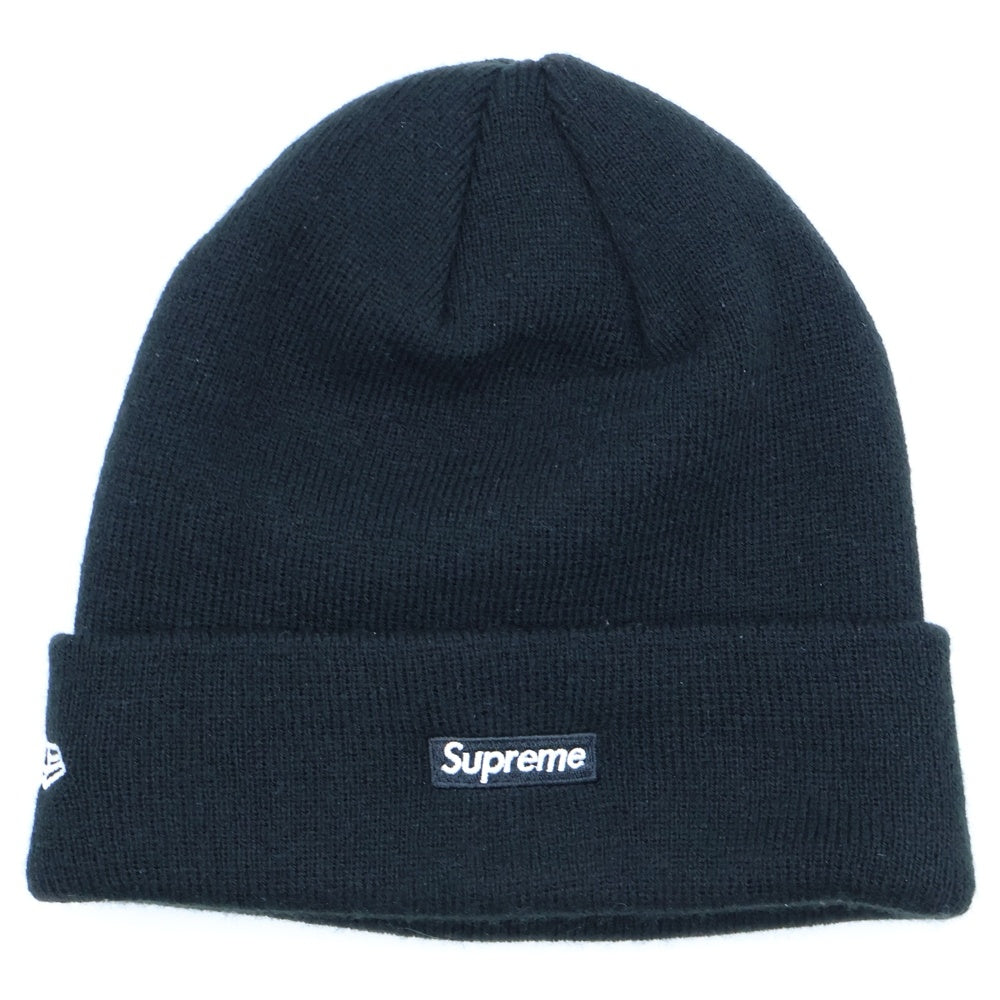 SUPREME(シュプリーム) 22AW ×New Era S Logo Beanie ニューエラ エスロゴ ビーニー キャップ ニット帽 ブラック