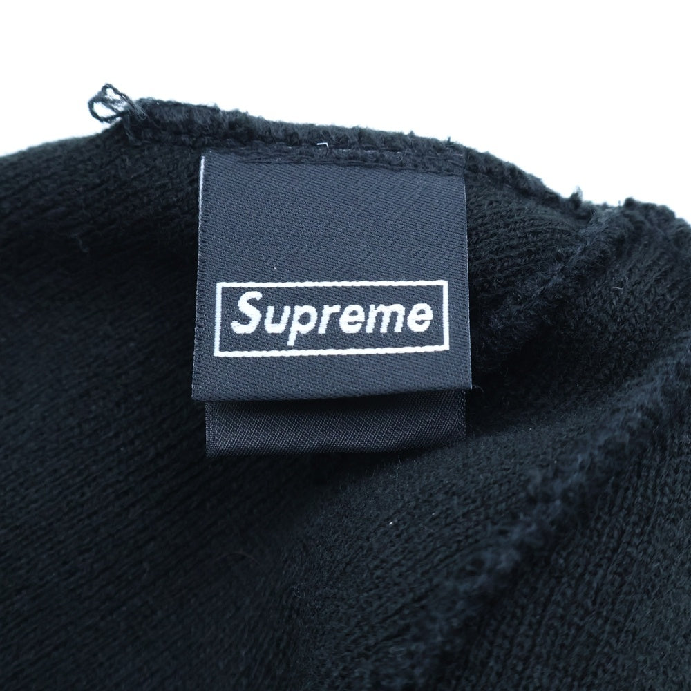 SUPREME(シュプリーム) 22AW ×New Era S Logo Beanie ニューエラ エスロゴ ビーニー キャップ ニット帽 ブラック