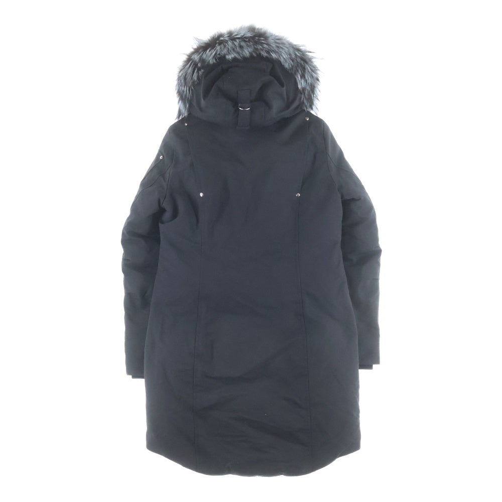 MOOSE KNUCKLES(ムースナックルズ) ファーフード付きダウンジャケット レディース ブラック MK7607LSFP