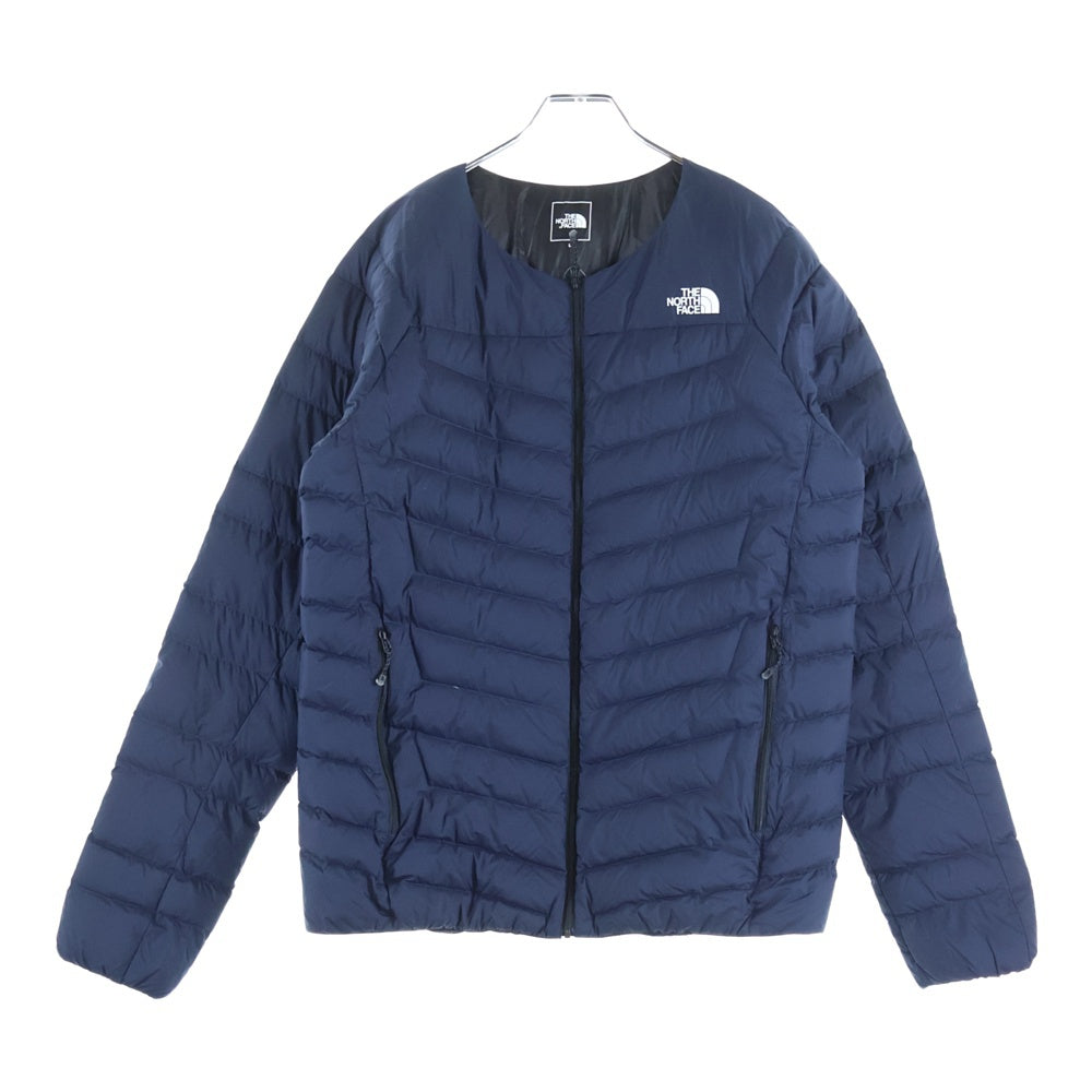 THE NORTH FACE(ザノースフェイス) HUNDER ROUNDNECK JACKET サンダー ダブルポケット ラウンドネック ダウンジャケット ネイビー NY82213