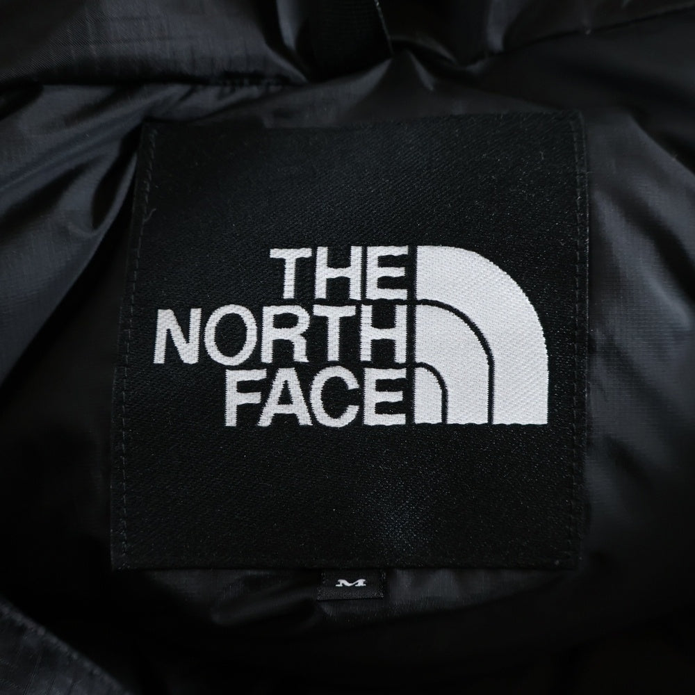 THE NORTH FACE(ザノースフェイス) HIM DOWN PARKA ヒムダウンパーカー 胸ロゴデザイン フーデッド ダウンジャケット ブラック ND92031