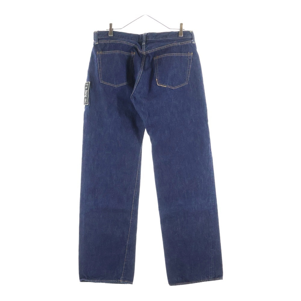 Y's BANG ON!(ワイズバングオン) BAGGY DENIM PANT ボタンフライ バギーデニムパンツ ジーンズ インディゴ YA-P04-085