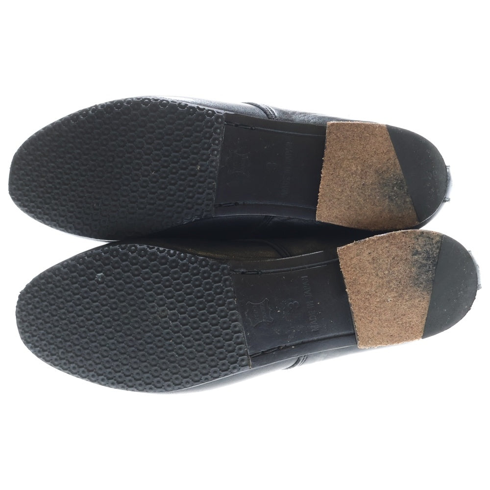 Y's(ワイズ) 21SS SOFT LEATHER PLAIN TOE SHOES ソフトレザー プレーントゥー ドレスシューズ レディース ブラック YD-E05-702