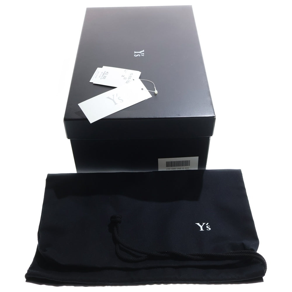 Y's(ワイズ) 21SS SOFT LEATHER PLAIN TOE SHOES ソフトレザー プレーントゥー ドレスシューズ レディース ブラック YD-E05-702