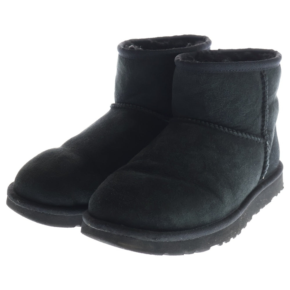 UGG(アグ) W JACKEE ジャッキー スウェードレザー ムートンブーツ レディース ブラック US7/24cm F20015G
