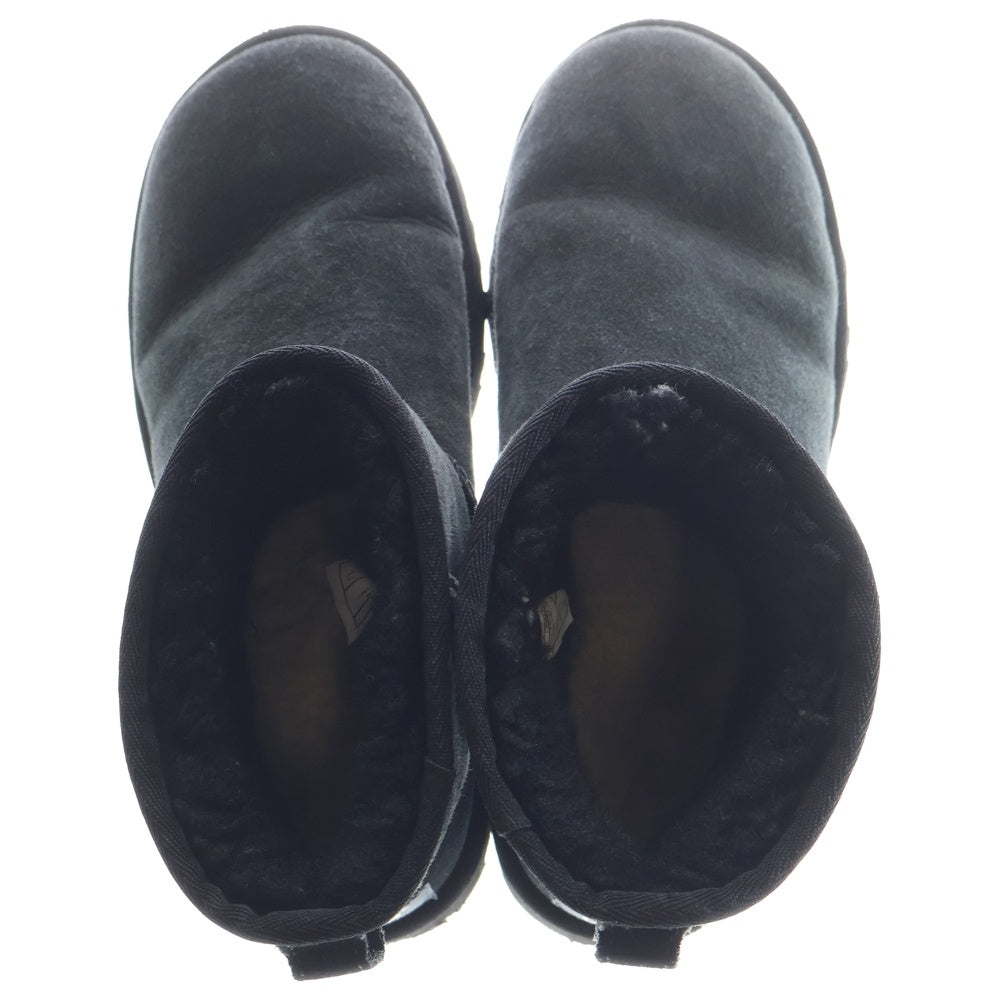 UGG(アグ) W JACKEE ジャッキー スウェードレザー ムートンブーツ レディース ブラック US7/24cm F20015G