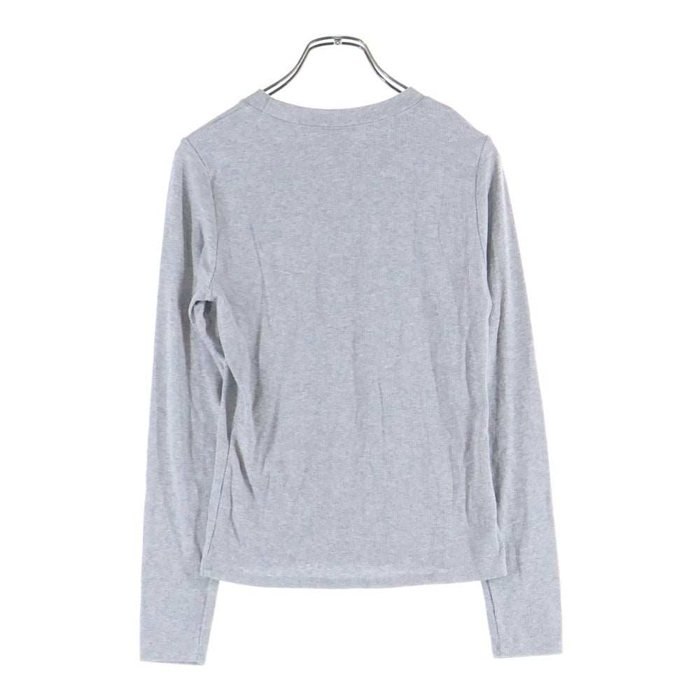 CHROME HEARTS(クロムハーツ) Y NOT CH Embroidery Thermal Long Sleeve Tee CHロゴエンブロイダリー ロングスリーブ サーマルカットソー 長袖Tシャツ グレー