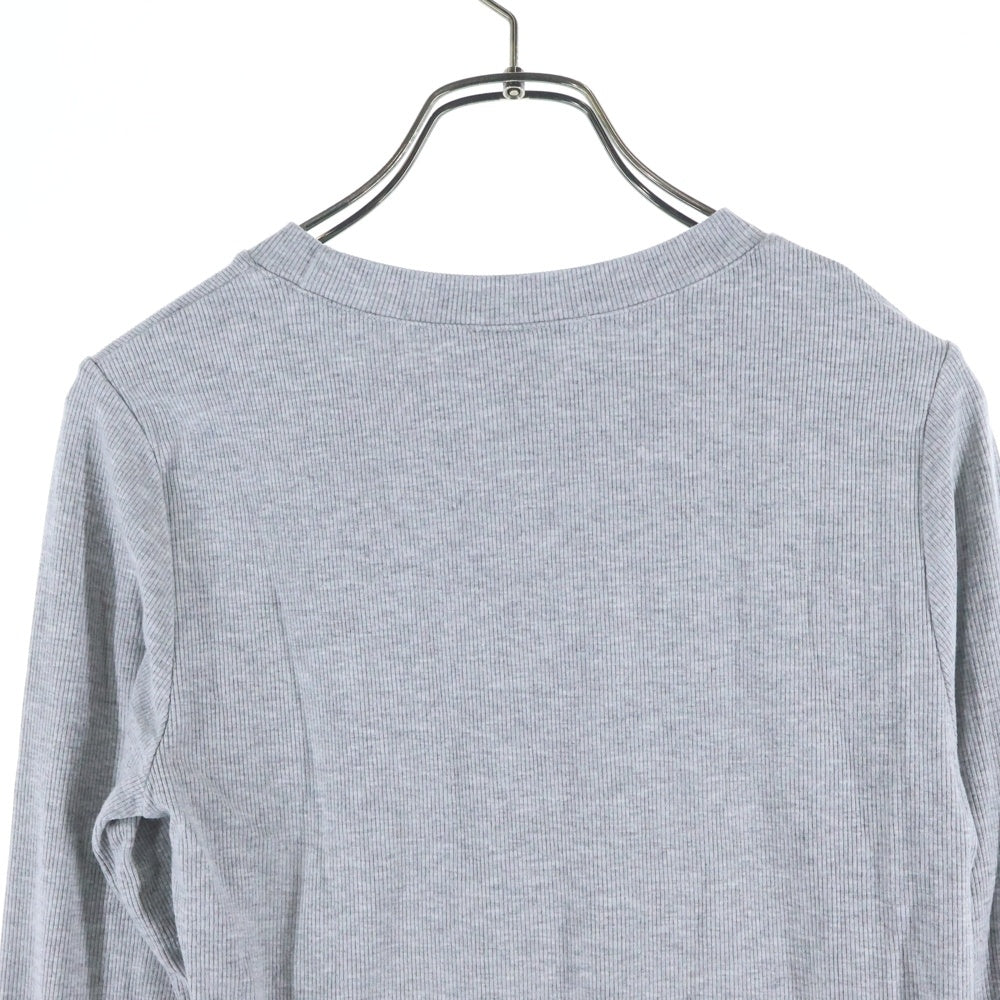 CHROME HEARTS(クロムハーツ) Y NOT CH Embroidery Thermal Long Sleeve Tee CHロゴエンブロイダリー ロングスリーブ サーマルカットソー 長袖Tシャツ グレー