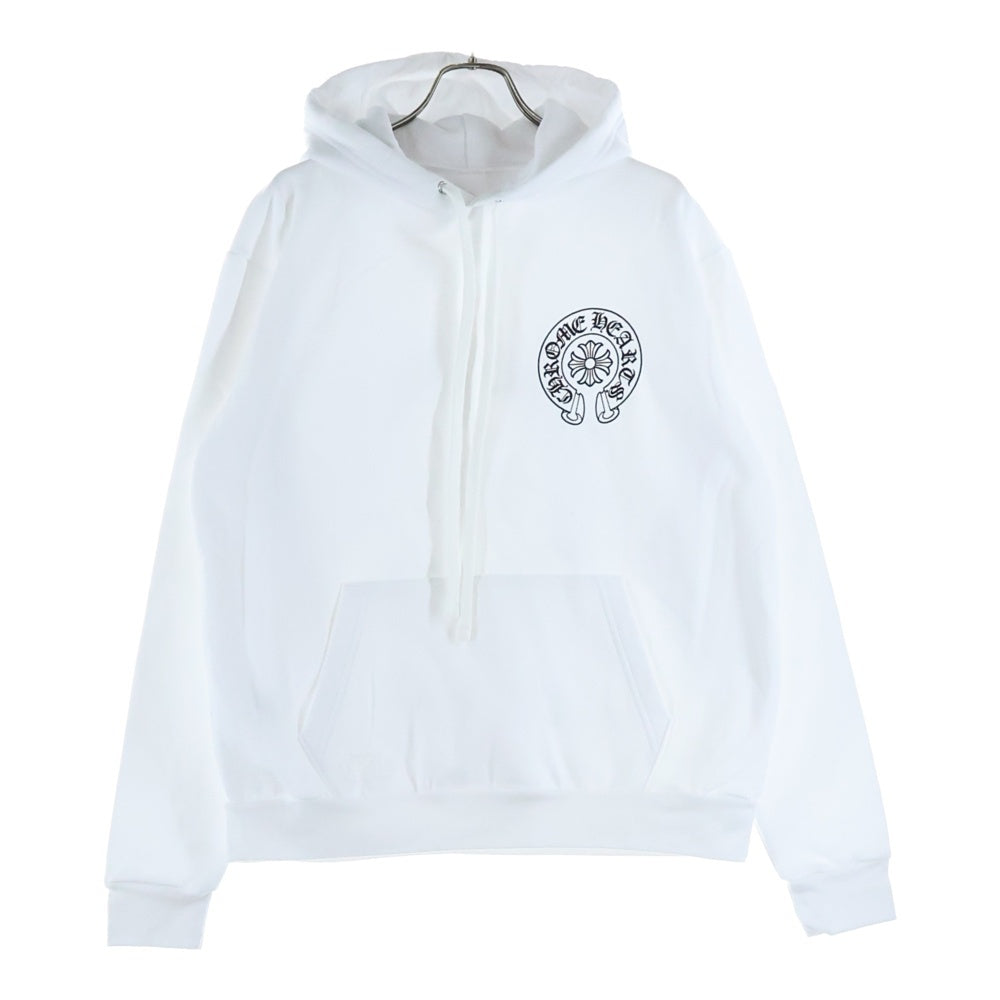 CHROME HEARTS(クロムハーツ) MIAMI Limited Horseshoe Pullover Hoodie マイアミ限定 ホースシュープリント フーデッドプルオーバーパーカー ホワイト