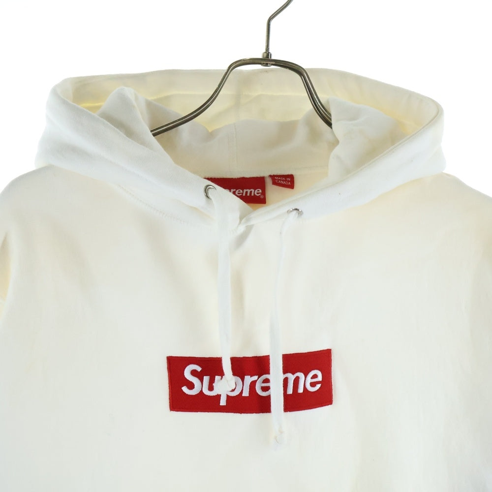 SUPREME(シュプリーム) 16AW Box Logo Hooded Sweatshirt ボックスロゴ プルオーバースウェットパーカー フーディー ホワイト