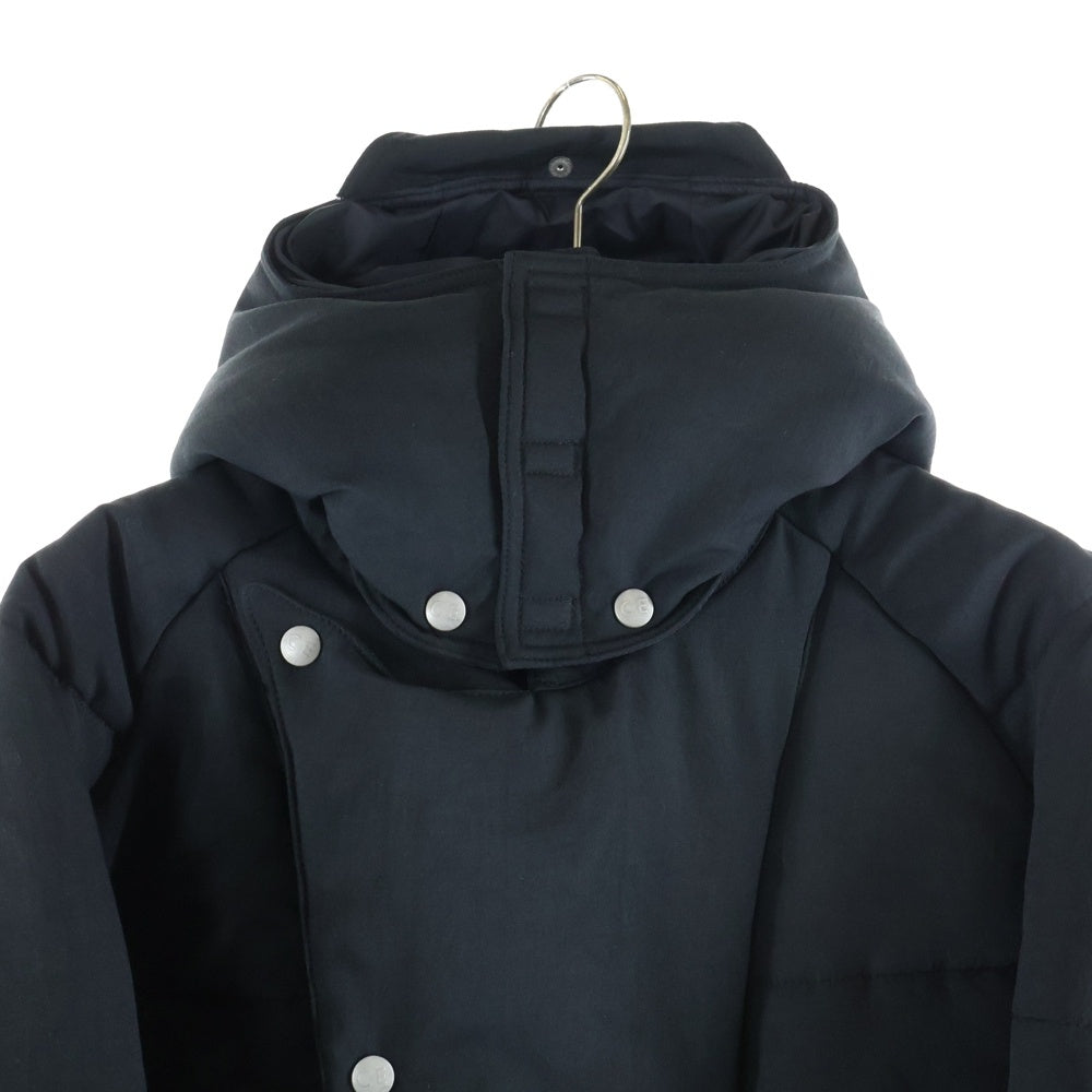 C.E(シーイー) 25AW DIAGONAL FLAP PUFF JACKET ダイアゴナル フラップ パファー ジャケット ブラック CES28JK03