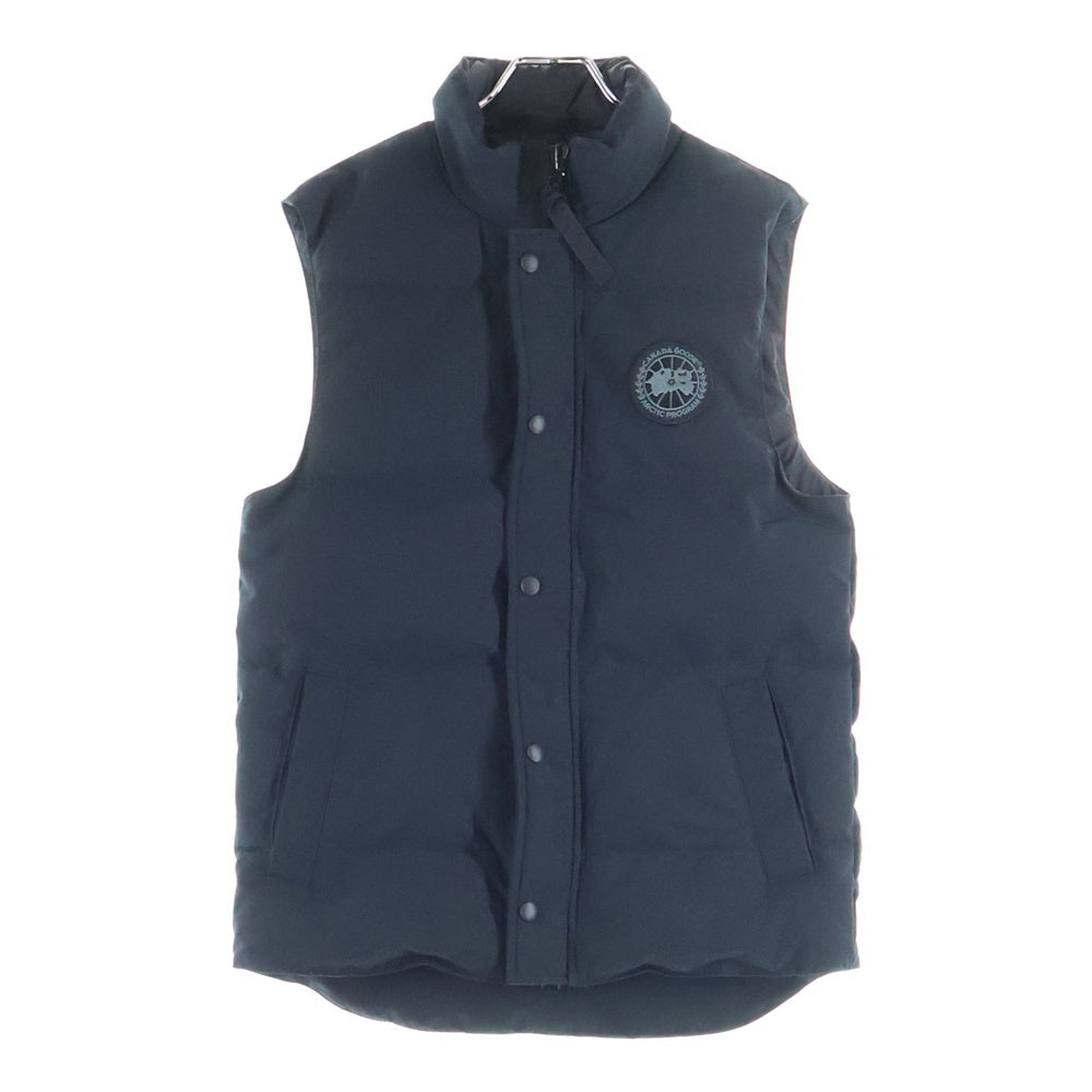 CANADA GOOSE(カナダグース) BLACK LABEL GARSON VEST ブラックレーベル ガーソン ロゴパッチ ダブルジップ ダウンベスト ブラック 2081MB