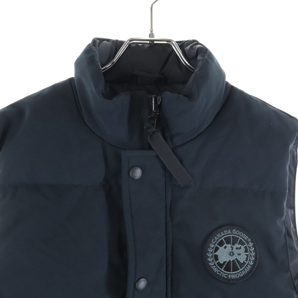 CANADA GOOSE(カナダグース) BLACK LABEL GARSON VEST ブラックレーベル ガーソン ロゴパッチ ダブルジップ ダウンベスト ブラック 2081MB