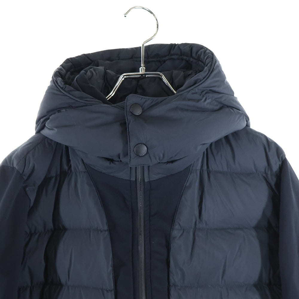 TATRAS(タトラス) 19AW BLEGGIO ブレッジョ 袖切り替え フーデッドダウンジャケット ブラック MTA19A4570