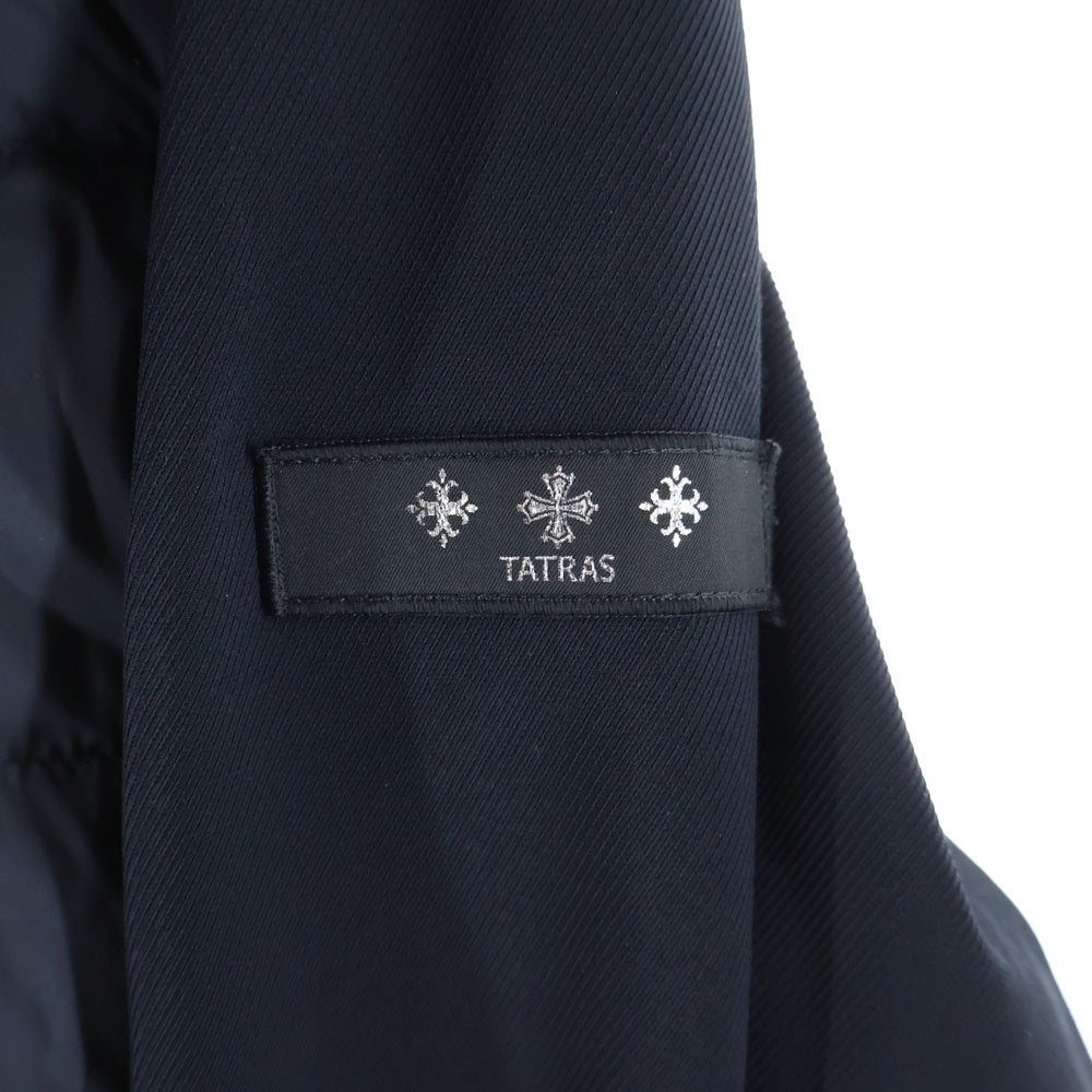 TATRAS(タトラス) 19AW BLEGGIO ブレッジョ 袖切り替え フーデッドダウンジャケット ブラック MTA19A4570