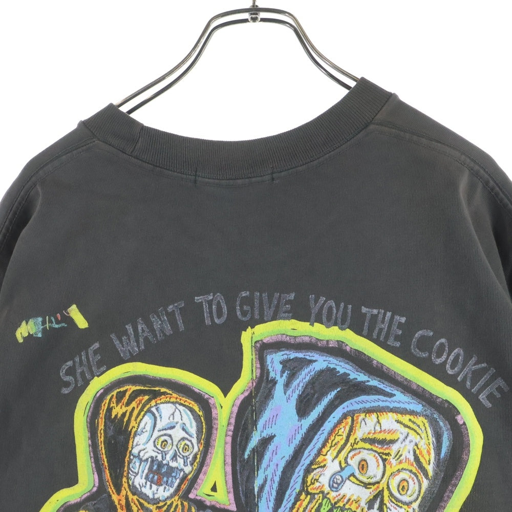 YEEZY SEASON 6(イージーシーズンシックス) XXXtentacion HOLY THE GATE TEE テンタシオン ホーリー・ザ・ゲート クルーネック半袖Tシャツ カットソー ブラック