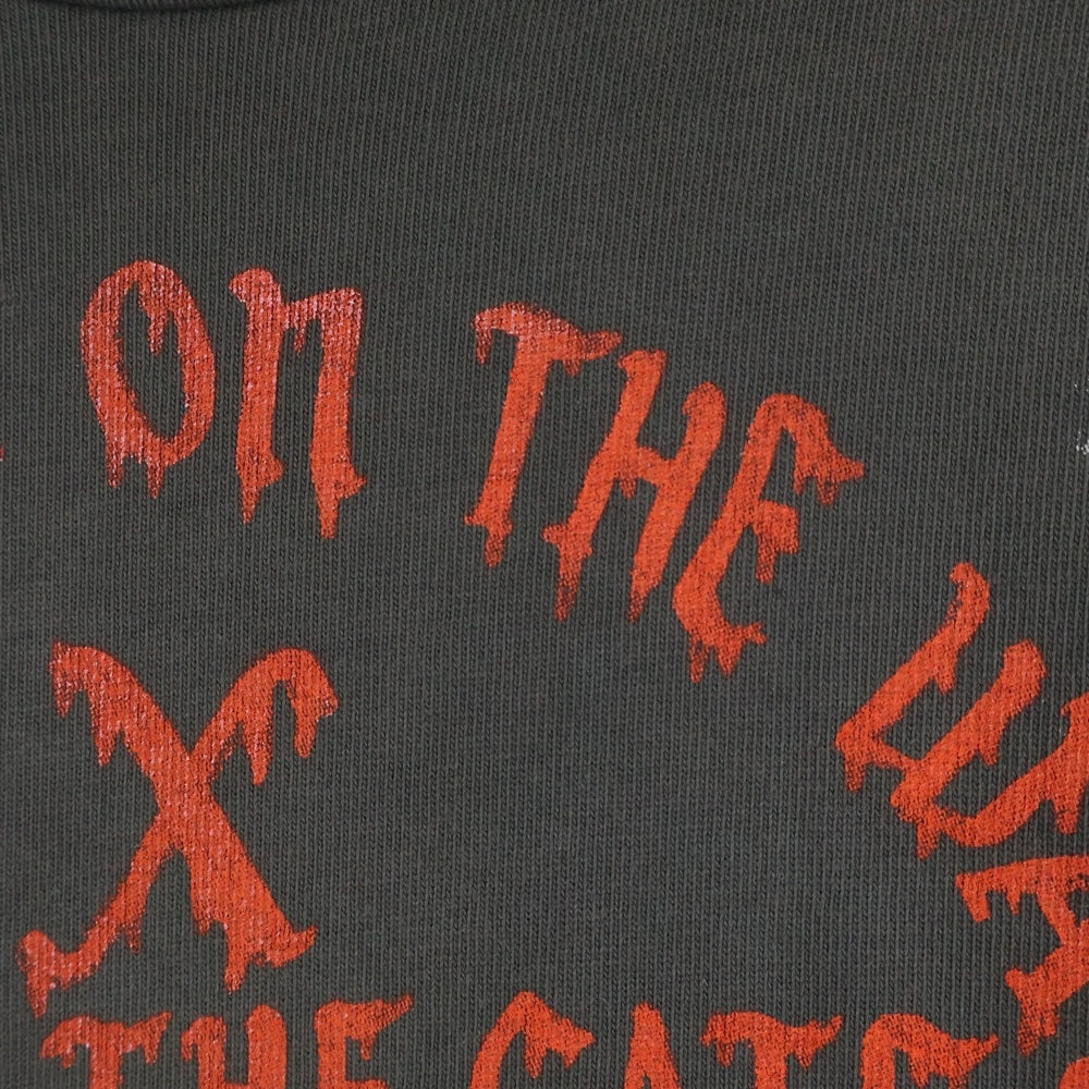 YEEZY SEASON 6(イージーシーズンシックス) XXXtentacion HOLY THE GATE TEE テンタシオン ホーリー・ザ・ゲート クルーネック半袖Tシャツ カットソー ブラック