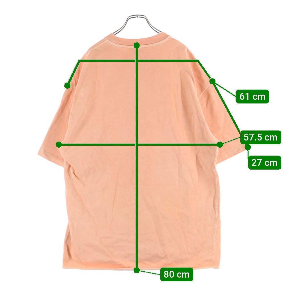 YEZZY SEASON 3(イージー シーズン スリー) オーバーサイズ クルーネック半袖Tシャツ カットソー オレンジ