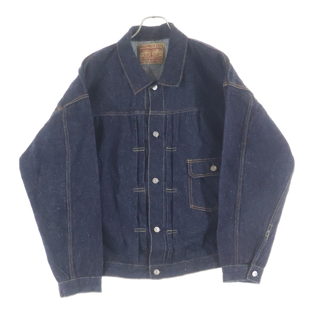 READY MADE(レディメイド) 23AW DENIM JACKET 1ポケット デニムトラッカージャケット インディゴ RE-CO-BL-00-00-241