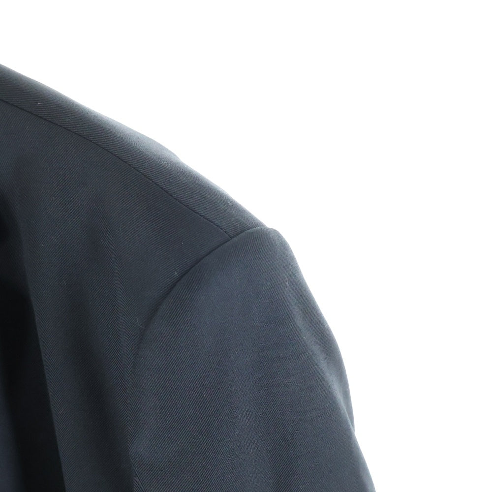 VETEMENTS(ヴェトモン) 19SS 変形デザイン コットンポリ スーパーロング チェスターコート ブラック USS192005