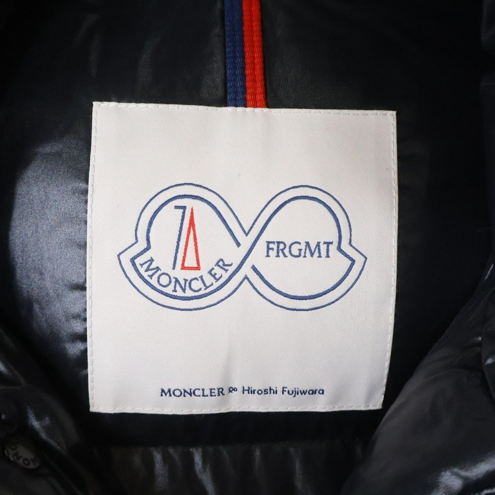 MONCLER(モンクレール) xFRAGMENT 22AW 70周年記念 MAYA 70 マヤダウンジャケット ナイロン切り替え ブラック H20961A00009 M2838