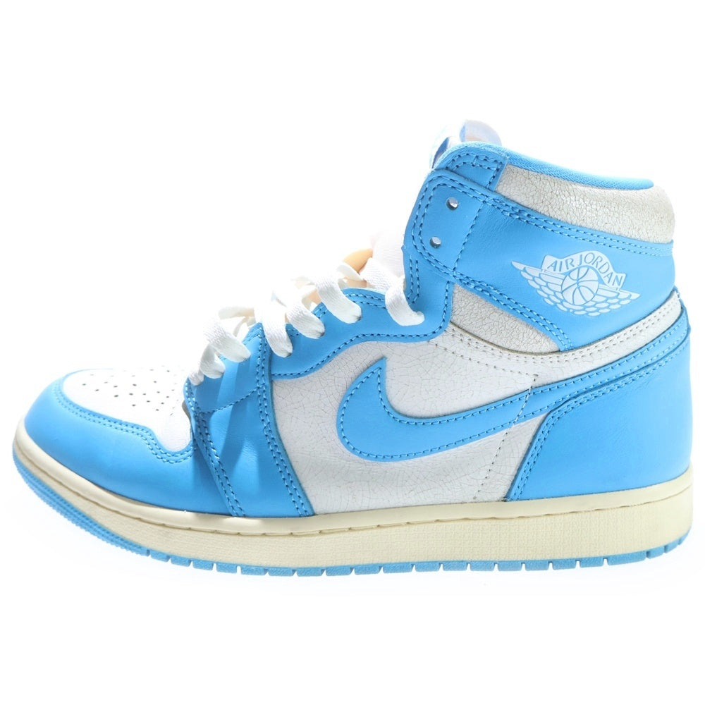 NIKE(ナイキ) AIR JORDAN 1 RETRO HIGH OG UNC REIMAGINED エアジョーダン1 レトロ リイマジンド ハイカットスニーカー ブルー/ホワイト US9/27cm DZ5485-402
