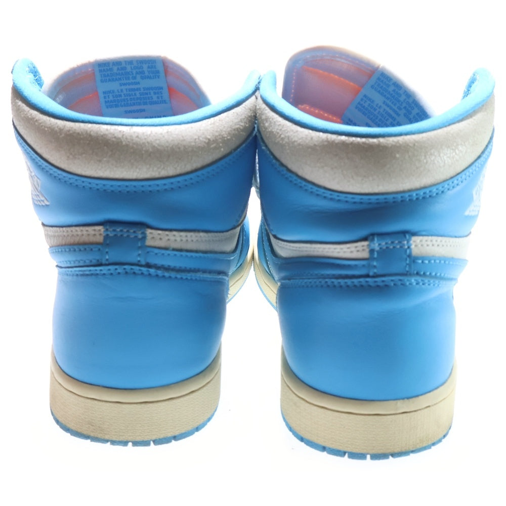 NIKE(ナイキ) AIR JORDAN 1 RETRO HIGH OG UNC REIMAGINED エアジョーダン1 レトロ リイマジンド ハイカットスニーカー ブルー/ホワイト US9/27cm DZ5485-402
