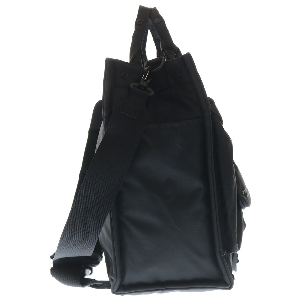 PORTER(ポーター) ×HYKE 23SS 2WAY TOTE BAG ハイク ナイロントートバッグ ハンドバッグ ブラック 381-19814