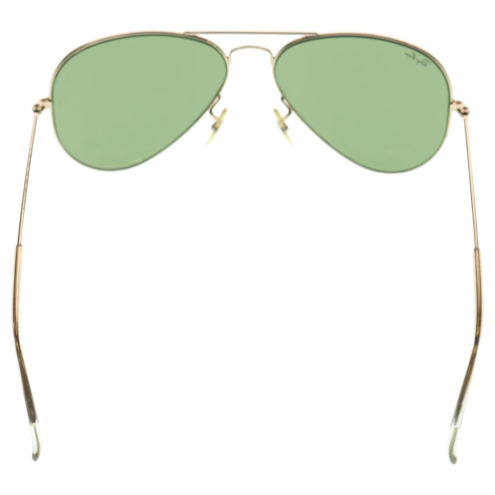Ray Ban(レイバン) AVIATOR CLASSIC アビエーター クラシック ダブルブリッジティアドロップサングラス 眼鏡 アイウェア ゴールド/グリーン RB3025