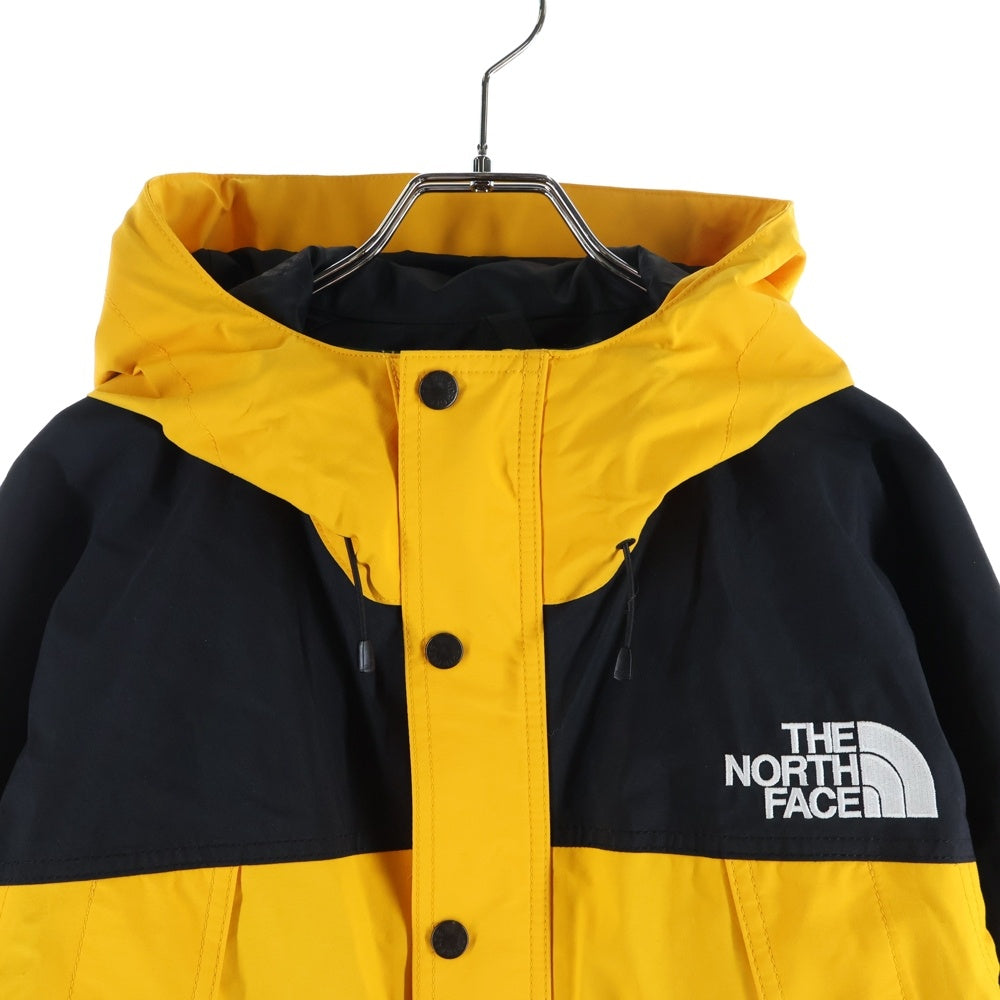 THE NORTH FACE(ザノースフェイス) GORE-TEX MOUNTAIN LIGHT JACKET ゴアテックス マウンテン ライト フーデッドナイロンジャケット ブラック/イエロー NP11834