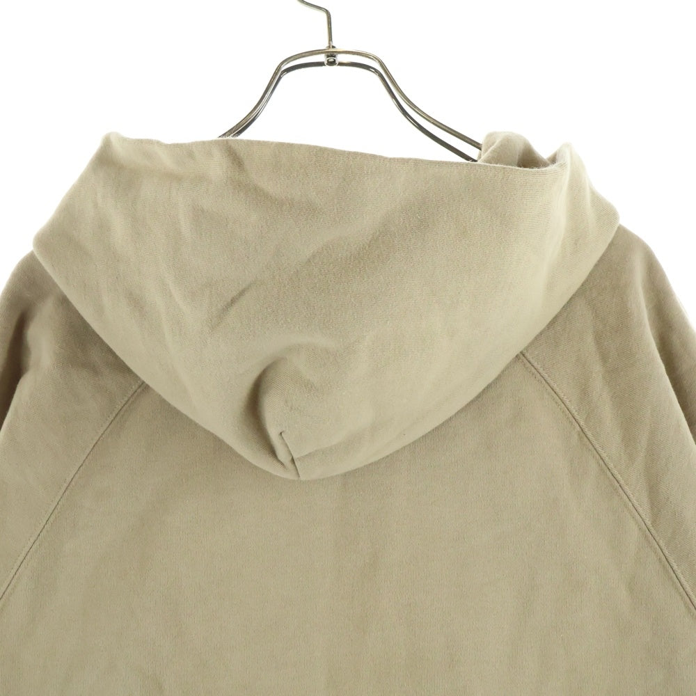 FEAR OF GOD ESSENTIALS(フィアオブゴッド エッセンシャルズ) CUTOFF SLEEV PULLOVER HOODIE カットオフ スリーブ スウェット プルオーバーパーカー ベージュ