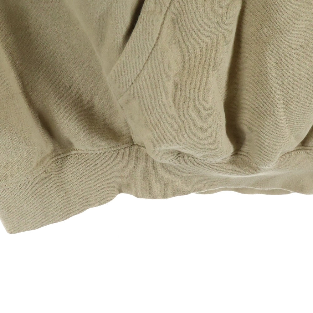 FEAR OF GOD ESSENTIALS(フィアオブゴッド エッセンシャルズ) CUTOFF SLEEV PULLOVER HOODIE カットオフ スリーブ スウェット プルオーバーパーカー ベージュ