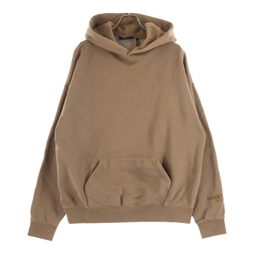 FEAR OF GOD ESSENTIALS(フィアオブゴッド エッセンシャルズ) SOLID SWEAT FOODIE ソリッドスウェットフーディー プルオバーパーカー ブラウン
