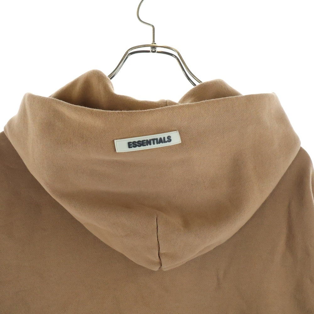 FEAR OF GOD ESSENTIALS(フィアオブゴッド エッセンシャルズ) SOLID SWEAT FOODIE ソリッドスウェットフーディー プルオバーパーカー ブラウン