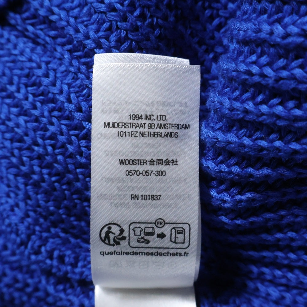 SUPREME(シュプリーム) 23AW Small Box Ribbed Sweater スモールボックスロゴ リブニット セーター ブルー