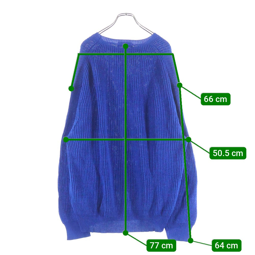 SUPREME(シュプリーム) 23AW Small Box Ribbed Sweater スモールボックスロゴ リブニット セーター ブルー