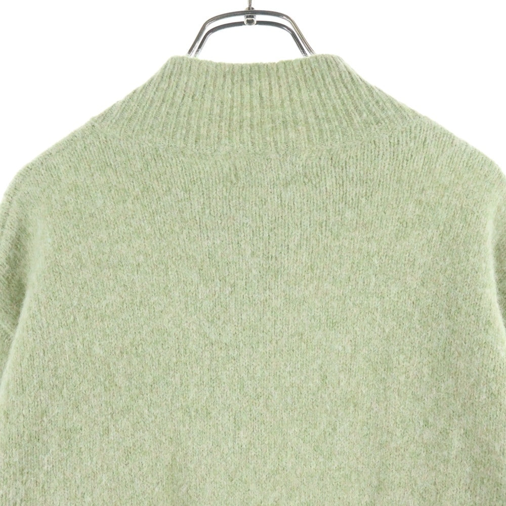 STUSSY(ステューシー) FULL ZIP BRUSHED MERINO SWEATER フルジップ ブラッシュド メリノウール ニット セーター グリーン