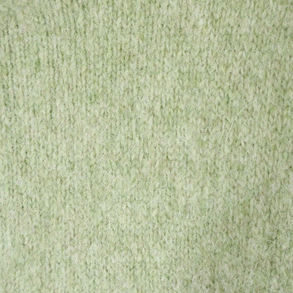 STUSSY(ステューシー) FULL ZIP BRUSHED MERINO SWEATER フルジップ ブラッシュド メリノウール ニット セーター グリーン