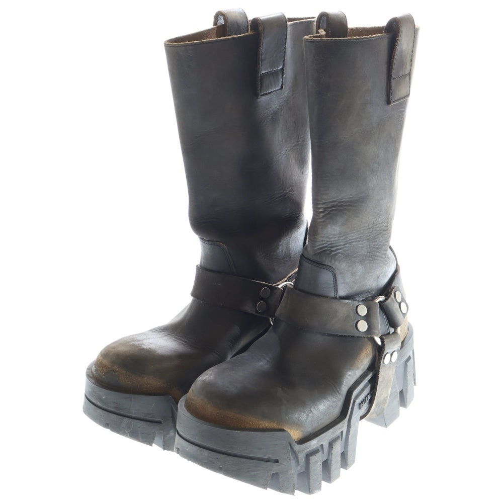 BALENCIAGA(バレンシアガ) 24AW BULLDOZER HARNESS ブルドーザー ハーネスブーツ ブラック 802352