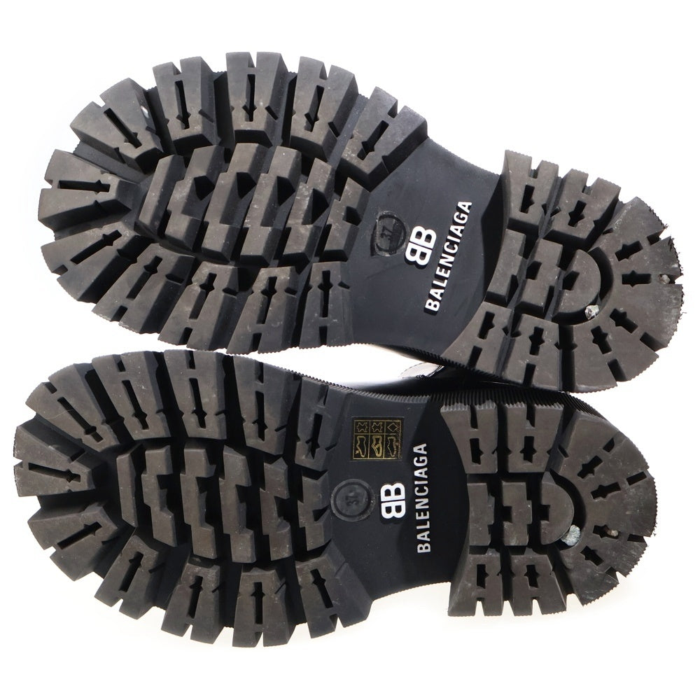 BALENCIAGA(バレンシアガ) TRACTOR BOOTIE トラクターブーツ ブラック ブラック 641399